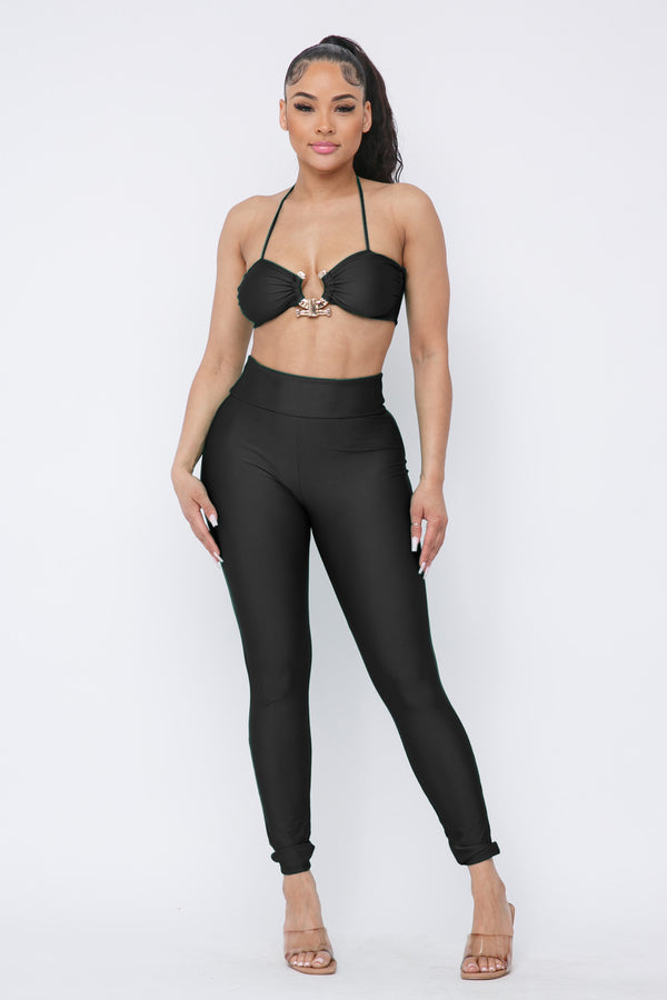 Two piece Black Set
